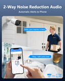 Load image into Gallery viewer, (4K/8.0 Megapixel &amp; 130° Ultra Wide-Angle) 2-Way Audio PoE Outdoor Home Security Camera System Wired Outdoor Video Surveillance IP Cameras System (Enjoy $10 Off Instantly)