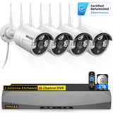 Cargar imagen en el visor de la galería, 3.0MP Wireless Security Camera System, 4Pcs Outdoor WiFi Security Cameras- Refurbished