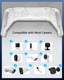 Load image into Gallery viewer, Universal Security Camera Sun Rain Cover Shield Cover Shield for Surveillance Camara Protective Roof for Dome/Bullet Outdoor Camera (White)