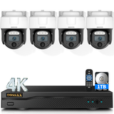 Load image into Gallery viewer, (4K PT Wide-Angle) Outdoor Wired Security Camera System Video Surveillance Cameras for Home Security Systems Camera DVR