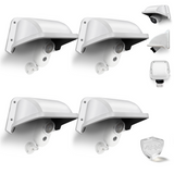 Load image into Gallery viewer, Universal Security Camera Sun Rain Cover Shield Cover Shield for Surveillance Camara Protective Roof for Dome/Bullet Outdoor Camera (White)