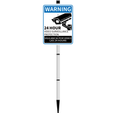 Laden Sie das Bild in den Galerie-Viewer, (Video Surveillance Warning Sign Outdoor) Home Security Yard Signs,24 Hour Surveillance Sign, Camera Signs for Property, Under Surveillance Sign for house, Surveillance Signs