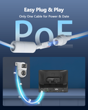 Load image into Gallery viewer, 8.0/4K Megapixel 16-Channel POE NVR Network Video Recorder, Supports up to 16 x 8MP/4K IP Cameras, Max to 8TB Hard Drive