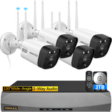 Laden Sie das Bild in den Galerie-Viewer, Dual Antennas 3K 5.0MP Wireless Surveillance Camera NVR Kits 4Pcs Outdoor WiFi Security Cameras