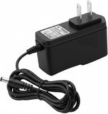 Cargar imagen en el visor de la galería, Adaptador de alimentación de 12 V y 1 A para cámara de seguridad IP/CCTV, salida CC 12 V 1000 mA, entrada CA 100 V-240 V, 50/60 Hz, enchufe estadounidense, cable de alimentación CA a CC de 3 m (negro)
