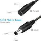 Load image into Gallery viewer, Power Extension Cable 33ft,DC 12V Plug Power Adapter Extension Cable for CCTV Security Camera,IP Camera,NVR