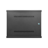 Load image into Gallery viewer, Heavy Duty Steel DVR NVR Lock Box, Wall Mount Security Enclosure for CCTV Surveillance Systems, Ventilated Design with Built-in Cable Management,Black