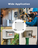 Load image into Gallery viewer, Universal Electrical Junction Box, IP65 Waterproof Dust Proof Project Boxes, ABS Plastic Electric Enclosure, Hide Cable for Outdoor Wall Mount