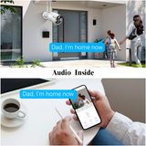 Load image into Gallery viewer, (Dual Antennas for Wi-Fi Enhanced) AI Human Detected 2K 3.0MP Wireless Security Camera System, Surveillance NVR Kits, 4Pcs Outdoor WiFi Security Cameras, with Audio, Night Vision