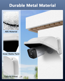 Load image into Gallery viewer, Universal Security Camera Sun Rain Cover Shield Cover Shield for Surveillance Camara Protective Roof for Dome/Bullet Outdoor Camera (White)