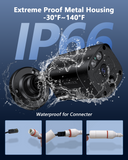 Load image into Gallery viewer, Black(4K/8.0 Megapixel &amp; 130° Ultra Wide-Angle) 2-Way Audio PoE Outdoor Home Security Camera System Wired Outdoor Video Surveillance IP Cameras System (Enjoy $20 Off Instantly)