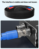 Load image into Gallery viewer, OOSSXX (4×100 Feet Video Power Cable BNC Extension Outdoor Wired Surveillance Camera All-in-One Cables for CCTV Security Cameras DVR System with 4xBNC Connectors and 4xRCA Adapters Black,4pcs