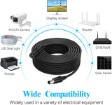 Load image into Gallery viewer, Power Extension Cable 33ft,DC 12V Plug Power Adapter Extension Cable for CCTV Security Camera,IP Camera,NVR