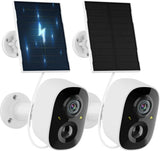 Load image into Gallery viewer, OOSSXX (100% Wire-Free) Solar Outdoor Wireless Security Camera Wi-Fi Battery Powered Cameras Video Surveillance