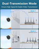 Load image into Gallery viewer, (4K Ultra HD) Outdoor Wireless Security Camera System Video Surveillance WiFi Cameras Systems