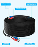 Load image into Gallery viewer, OOSSXX (4×100 Feet Video Power Cable BNC Extension Outdoor Wired Surveillance Camera All-in-One Cables for CCTV Security Cameras DVR System with 4xBNC Connectors and 4xRCA Adapters Black,4pcs