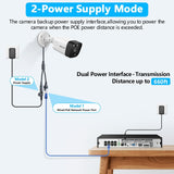 Load image into Gallery viewer, (4K/8.0 Megapixel &amp; 130° Ultra Wide-Angle) 2-Way Audio PoE Outdoor Home Security Camera System Wired Outdoor Video Surveillance IP Cameras System