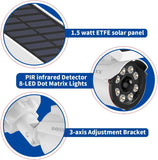 Load image into Gallery viewer, (Wire Free Solar Motion Light) Motion Sensor Solar Powered Outdoor Wireless Fake Camera Brightest Floodlights Spot Lighting Spotlight Home Security LED Lights Defiant Activated Detector(1 Pack)
