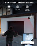 Laden Sie das Bild in den Galerie-Viewer, (5,0 MP und PIR-Erkennung) 2-Wege-Audio, drahtloses Sicherheitskamerasystem mit zwei Antennen, 3K 5,0 MP 1944P, drahtloser Überwachungsmonitor, NVR-Kits, 6-teilige WiFi-Sicherheitskameras für den Außenbereich