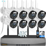 Load image into Gallery viewer, (4K Ultra HD) Outdoor Wireless Security Camera System Video Surveillance WiFi Cameras Systems
