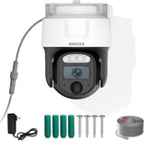 Load image into Gallery viewer, OOSSXX 4K 8MP CCTV Hybrid 4-in-1 AHD/TVI/CVI/CVBS, Analog Surveillance Video Camera Extend for Wired Home CCTV Camera Security System Outdoor/Indoor, PTZ 350° Pan and 90° Tilt, Wide Compatibility