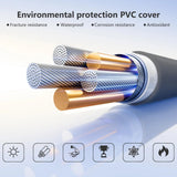 Cargar imagen en el visor de la galería, Cable divisor de alimentación de CC de 1 macho a 5 hembra, enchufe de 5,5 x 2,1 mm