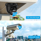 Laden Sie das Bild in den Galerie-Viewer, OOSSXX (4K/8,0 MP &amp; 130° Ultra-Weitwinkel) Kabelgebundenes Sicherheitskamerasystem, PoE-Dome-IP-Kamera, CCTV-NVR-Heimkamerasysteme für die Außen- und Innenüberwachung von Häusern, Nachtsichtvideo