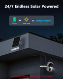 Load image into Gallery viewer, OOSSXX 2K Wireless Solar Security Camera Outdoor, 4MP WiFi Cameras with PIR Human Detection, Color Night Vision, 2.4G/5G Dual-Band, Two-Way Audio, IP65 Waterproof, SD/Cloud Storage