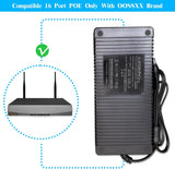 Cargar imagen en el visor de la galería, Adaptador de fuente de alimentación de 48 V 2 A compatible con NVR POE de 8 puertos, cargador adaptador de corriente de CA 100-240 V a CC 48 V 2 A SOLO para cámara de seguridad OOSSXX