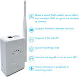 Laden Sie das Bild in den Galerie-Viewer, OOSSXX WLAN-Extender für kabelloses Sicherheitssystem. Jeder Extender unterstützt 4 kabellose Kameras.