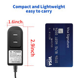 Load image into Gallery viewer, 12V 1A Power Supply Adapter for IP/CCTV Security Camera, Output DC 12V 1000mA, Input AC 100V-240V, 50/60Hz, US Plug,10ft AC to DC Power Cord (Black)