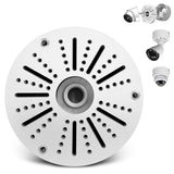 Load image into Gallery viewer, Outdoor Security Camera Junction Box Universal Junction Box for Bullet Dome Turret Cameras &amp; Solar Panel, CCTV Base Box Hide Cable, Wall Ceiling Mount Bracket, Metal Electric Enclosure