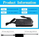 Cargar imagen en el visor de la galería, Adaptador de fuente de alimentación de 48 V 2 A compatible con NVR POE de 8 puertos, cargador adaptador de corriente de CA 100-240 V a CC 48 V 2 A SOLO para cámara de seguridad OOSSXX