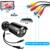 Load image into Gallery viewer, OOSSXX 65Feet Video Power Cable BNC Extension Outdoor Wired Surveillance Camera All-in-One Cables for CCTV Security Cameras DVR System with BNC Connectors and RCA Adapters