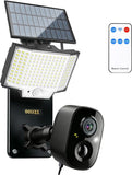 Load image into Gallery viewer, 4MP Solar Powered Camera with Spotlight Outdoor Wireless Security Lighting | 2.5K Color Night Vision, 2-Way Audio,2.4/5GHz WiFi,Battery Powered,PIR+AI Detection,Light &amp; Bracket,Free App Remote Control