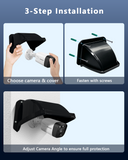 Load image into Gallery viewer, Universal Security Camera Sun Rain Cover Shield Cover Shield for Surveillance Cameras Protective Roof for Dome/Bullet Outdoor Camera (Black)