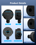 Cargar imagen en el visor de la galería, Nueva caja de conexiones para cámara de seguridad, soporte universal para cámara IP, soporte para cámara de seguridad exterior, soporte de aluminio metálico impermeable para cámara de seguridad, soporte para cámara Blink (nueva actualización)