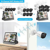 Laden Sie das Bild in den Galerie-Viewer, (5.0MP &amp; PIR Detection) 2-Way Audio Dual Antennas Outdoor Security Camera System Wireless WiFi Home Security System Indoor Video Surveillance