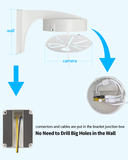 Load image into Gallery viewer, OOSSXX Universal CCTV Security Camera Mount Wall Mount Bracket for Surveillance House Indoor Bullet Dome IP Camera Holder Outdoor Junction Box Cable Pole Mounting Arm