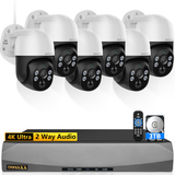 Load image into Gallery viewer, 4K PoE PTZ Security Camera System, Auto Tracking, 6CH 3TB HDD