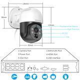Load image into Gallery viewer, (4K/8.0 Megapixel &amp; PTZ Digital Zoom) 2-Way Audio PoE Outdoor Home Security Camera System Wired Outdoor Video Surveillance IP Cameras System