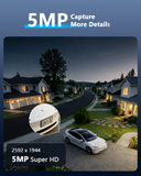 Cargar imagen en el visor de la galería, Sistema de cámaras de seguridad con cable Full HD de 5 MP para exteriores, videovigilancia doméstica, CCTV, para interiores (¡Disfruta de $10 de descuento al instante!)