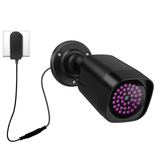 Cargar imagen en el visor de la galería, Iluminador infrarrojo de 4 LED resistente al agua, gran angular de 90 grados, largo alcance, 80 pies, 850 nm, con adaptador de corriente para CCTV de visión nocturna y cámara de seguridad IP.