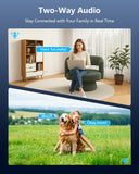 Load image into Gallery viewer, Solar Security Camera Outdoor, 4MP Dual-Lens (Fixed + PTZ), 130° Wide View, AI Human Detection, 2.4/5.8GHz Dual-Band WiFi, Solar Powered, Free App No Monthly Fee, Color Night Vision