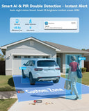 Laden Sie das Bild in den Galerie-Viewer, Video abspielen OOSSXX (4K/8,0 Megapixel und PTZ-Digitalzoom) 2-Wege-Audio-PoE-Sicherheitskamerasystem für den Außenbereich Kabelgebundenes IP-Videoüberwachungssystem für den Außenbereich