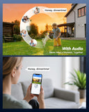 Load image into Gallery viewer, (4K PT Wide-Angle) Outdoor Wired Security Camera System Video Surveillance Cameras for Home Security Systems Camera DVR