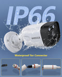 Cargar imagen en el visor de la galería, Sistema de cámaras de seguridad PoE 4K 8MP de 2 cámaras: gran angular de 130°, audio bidireccional, kit NVR con cable para exteriores (disfruta de $10 de descuento al instante)