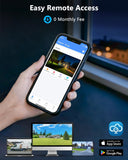 Cargar imagen en el visor de la galería, OOSSXX 4K Dual Lens PT PoE Security Camera System with Auto Tracking, Night Vision, 350° Pan 90° Tilt Outdoor Wired Surveillance Cameras System