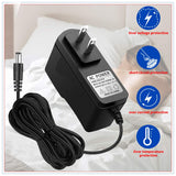 Load image into Gallery viewer, 12V 1A Power Supply Adapter for IP/CCTV Security Camera, Output DC 12V 1000mA, Input AC 100V-240V, 50/60Hz, US Plug,10ft AC to DC Power Cord (Black)