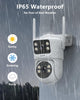 Load image into Gallery viewer, (All-in-One Monitor) OOSSXX Dual Lens Outdoor Wireless Security Camera System Video Surveillance WiFi Cameras Systems